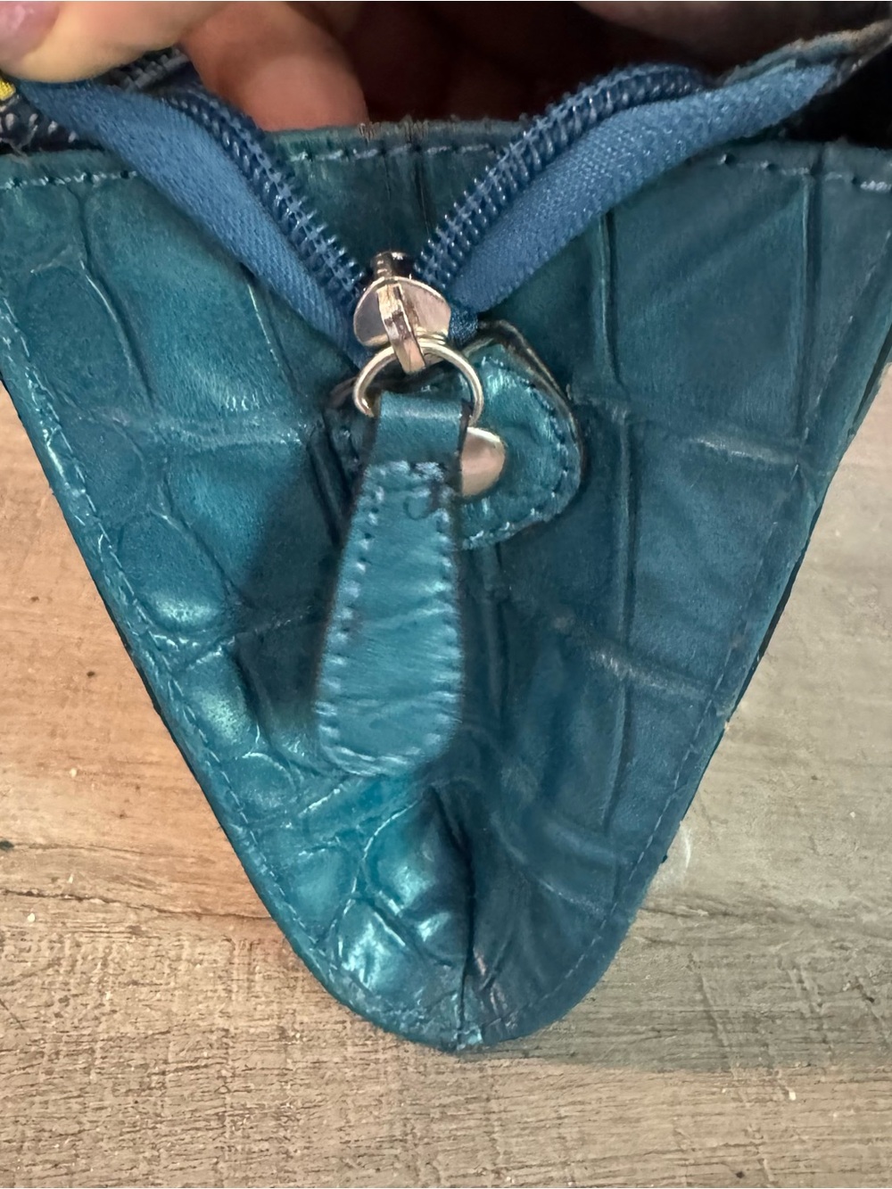 Galian New York aqua+ Gold Woven Raffia Clutch Wristlet | NWT / As-Is - Picture 10 of 12